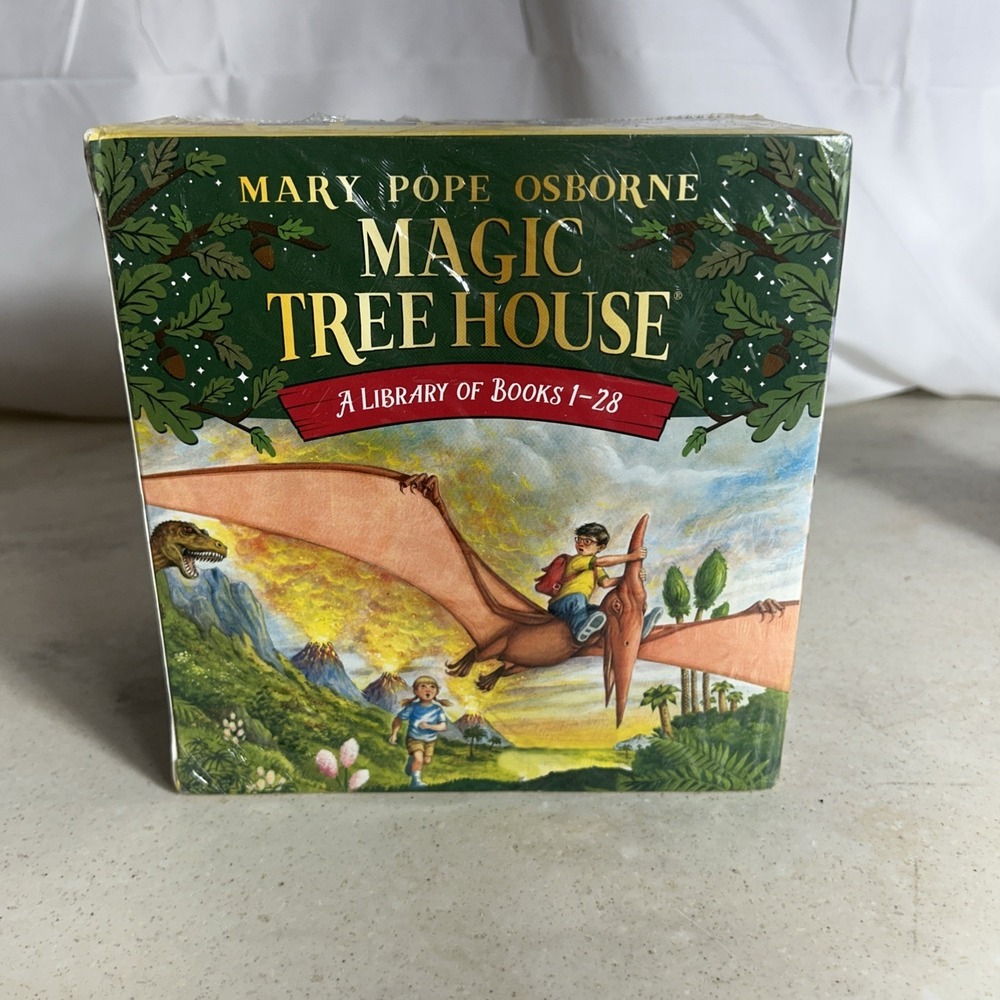 Magic Tree House Books 1-28 Boxed Set by Mary Pope Osborne (2008, Uk-Trade...